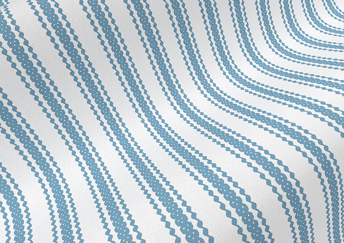 Lace Stripes, River - Twist&Fit Roman Blind - Image 4